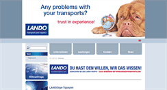 Desktop Screenshot of landogmbh.de
